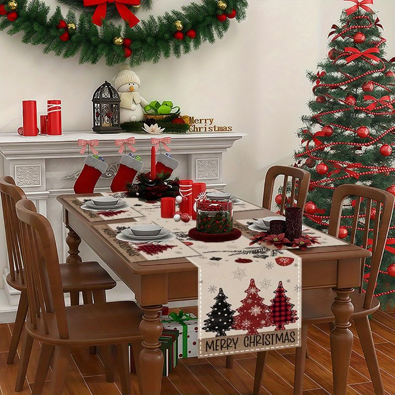 American Country Christmas Tab - Christmas Table Runner avaliação e preço