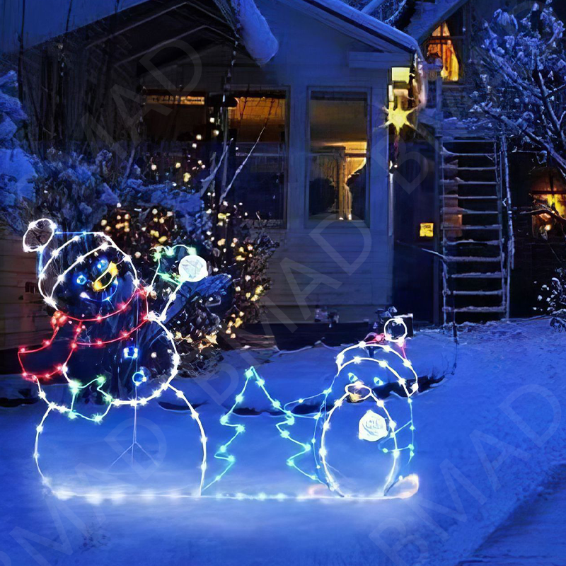 Animated Snowball Light LED Gl - Christmas Lights Outdoor avaliação e preço
