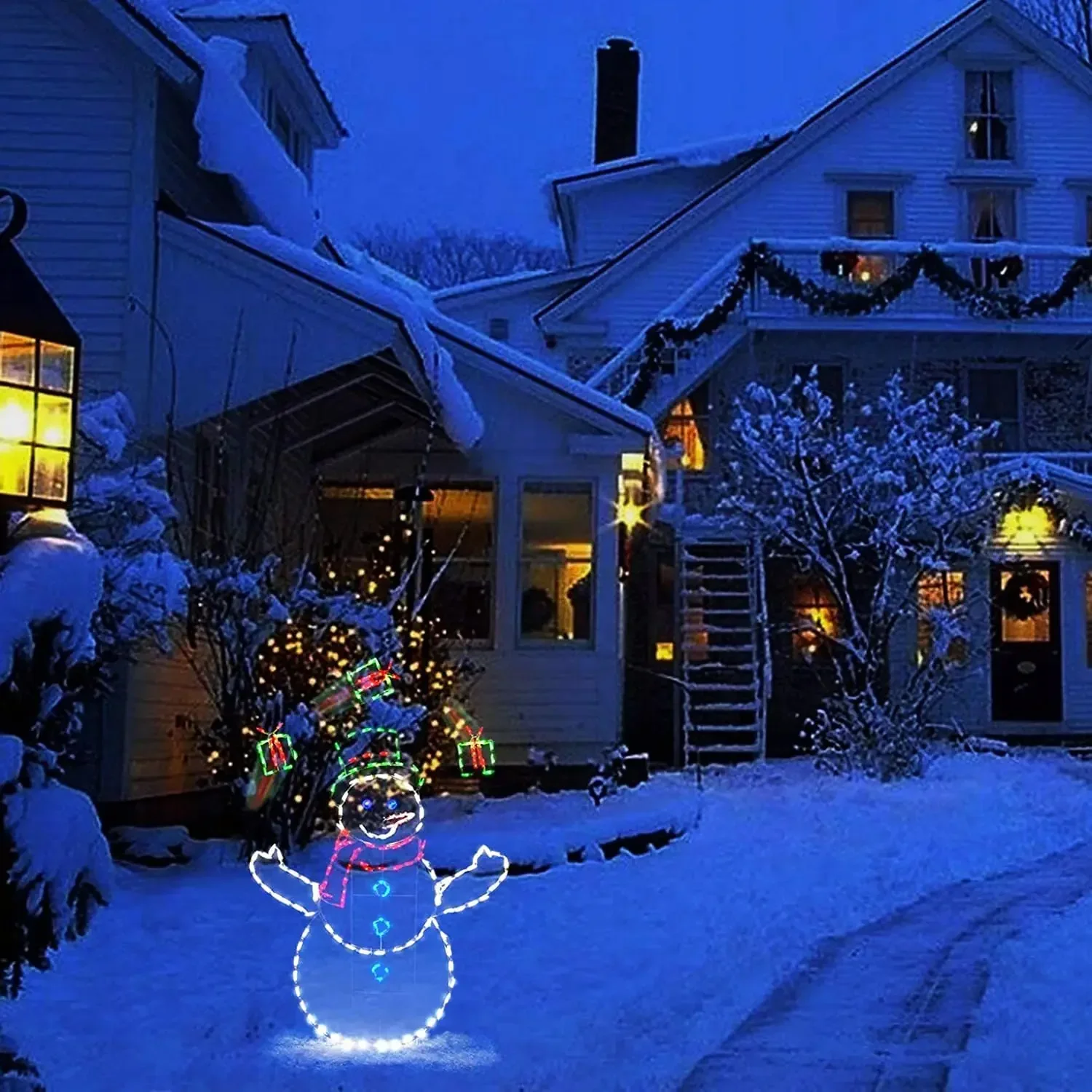 Animated Snowball Light LED Gl - Christmas Lights Outdoor avaliação e preço