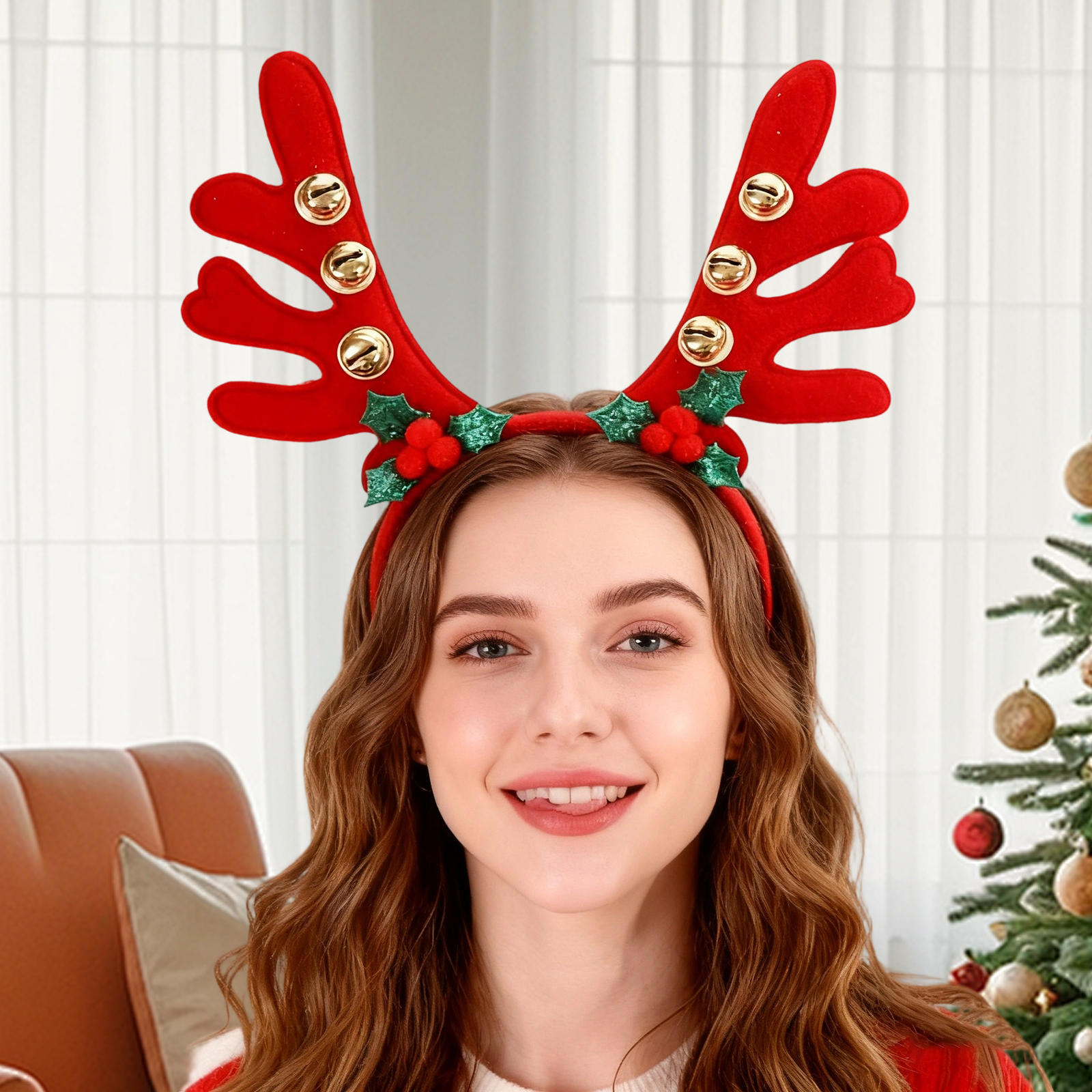 Adults Kids Reindeer Antlers H - Reindeer Antlers Headband avaliação e preço