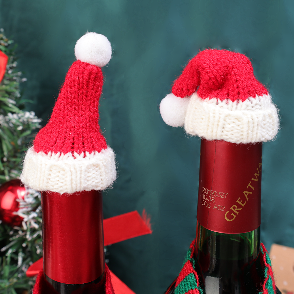1-10pcs Christmas Doll Mini Fi - Santa Hat Plush avaliação e preço