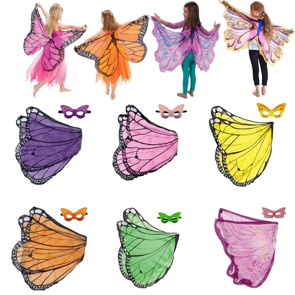 Halloween Kids Butterfly Costu - Elf Costume Christmas avaliação e preço