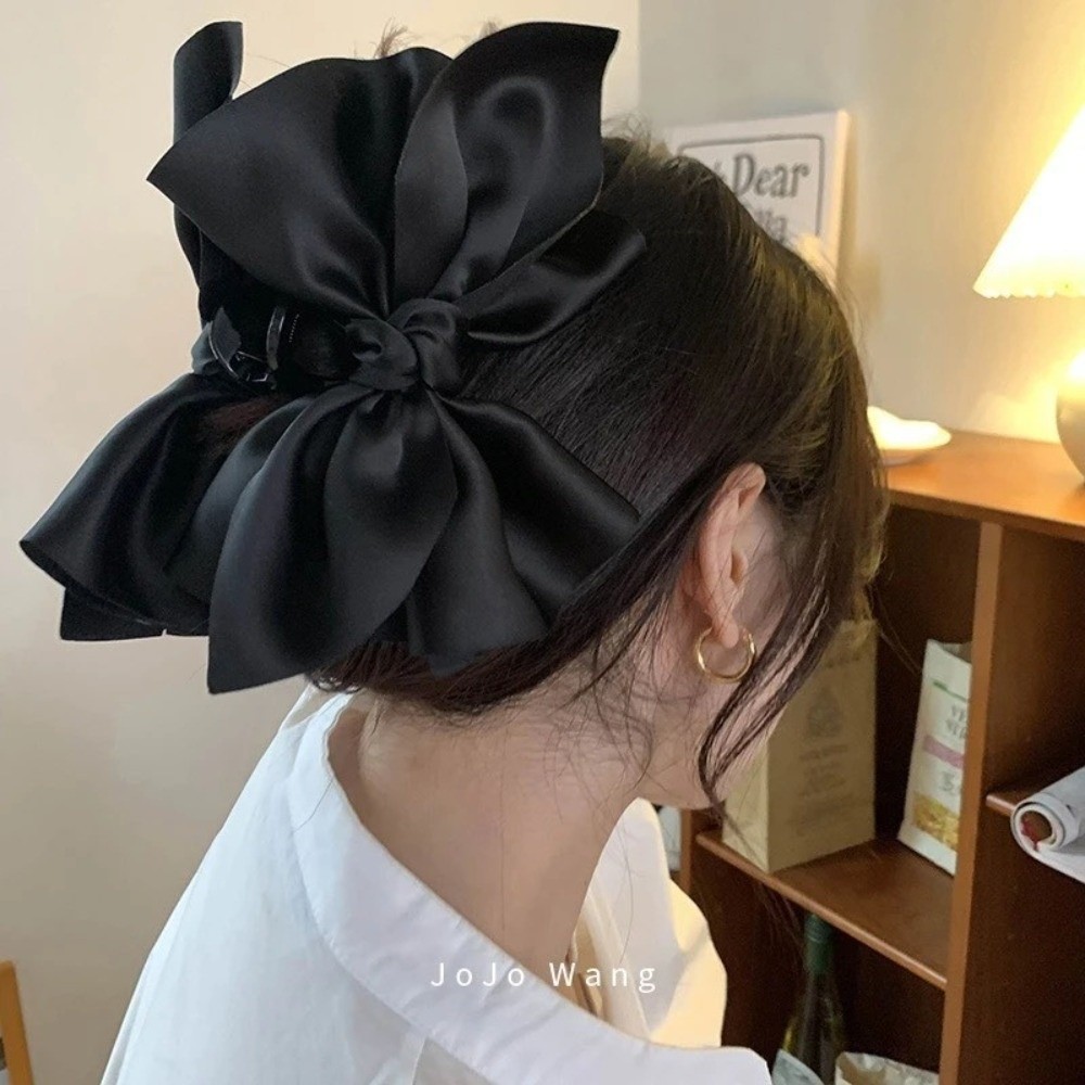 Creative Satin Big Bow Hairgri - Ribbon Bow Gift avaliação e preço