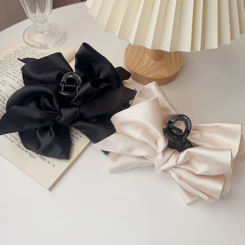 Creative Satin Big Bow Hairgri - Ribbon Bow Gift avaliação e preço