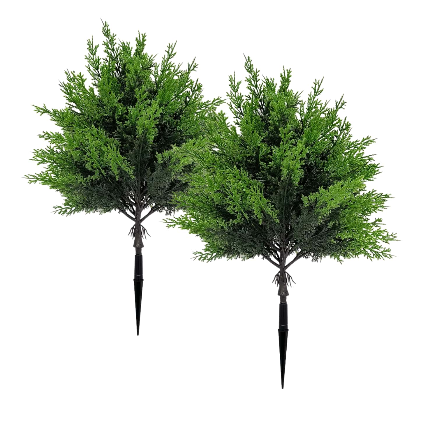 2pcs Outdoor Artificial Greene - Christmas Tree Artificial avaliação e preço
