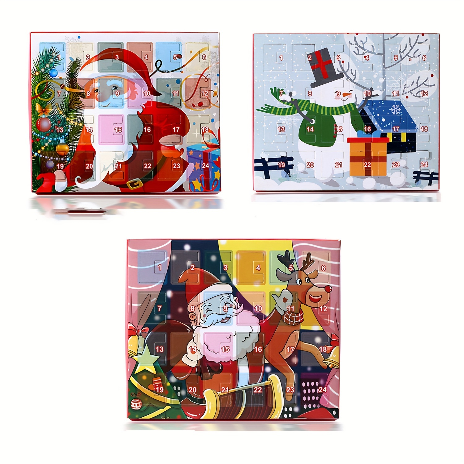 Snowman Christmas Advent Calen - Advent Calendar Gift avaliação e preço