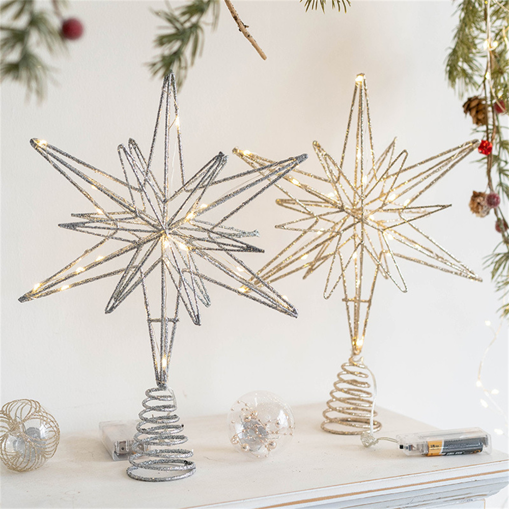 Christmas Tree Toppers Star wi - Star Tree Topper avaliação e preço