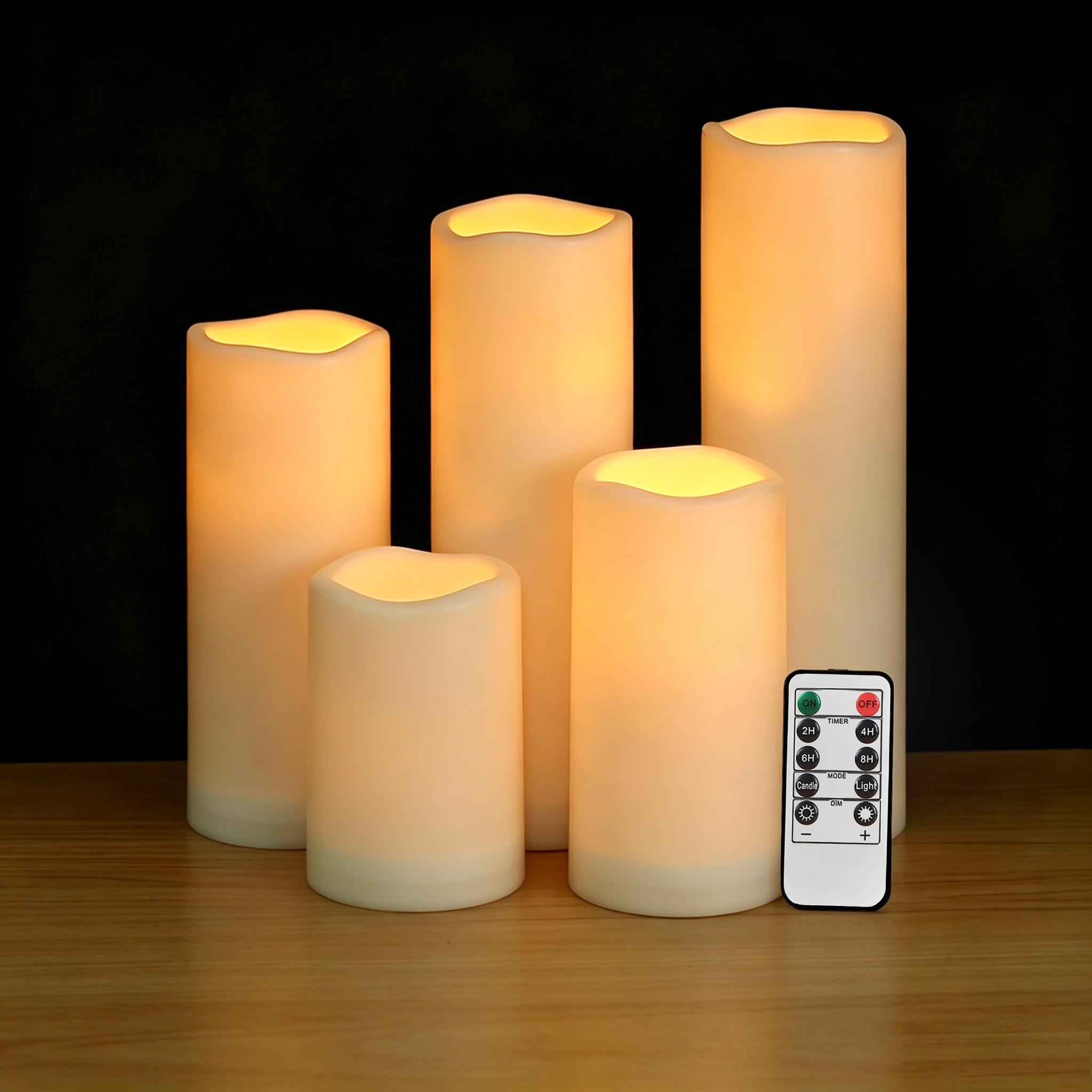 Flameless LED Pillar Candle Wa - Christmas Lights Outdoor avaliação e preço
