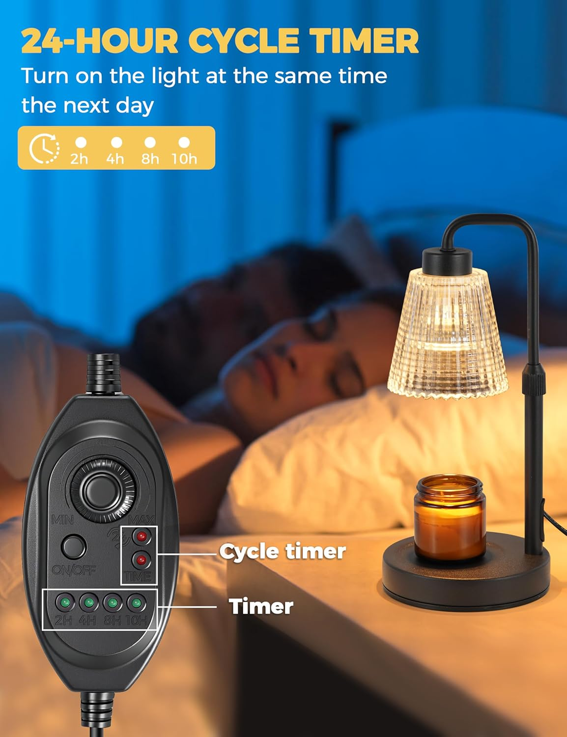 Candle Warmer Lamp with Timer  - Holiday Candle Set avaliação e preço