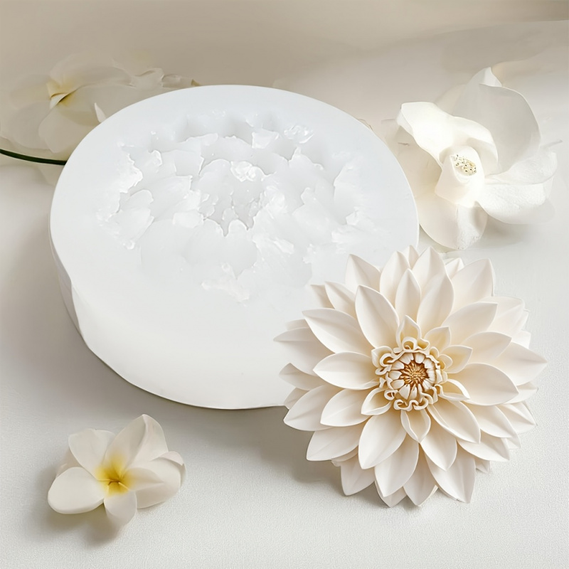 Lotus Flower Silicone Mold，For - Holiday Candle Set avaliação e preço
