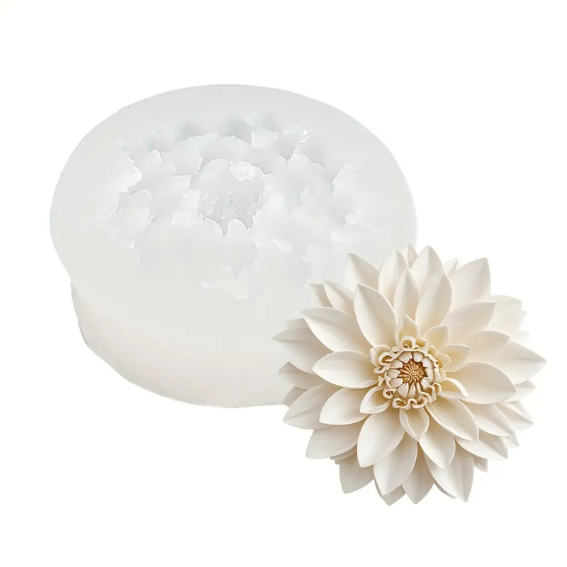 Lotus Flower Silicone Mold，For - Holiday Candle Set avaliação e preço