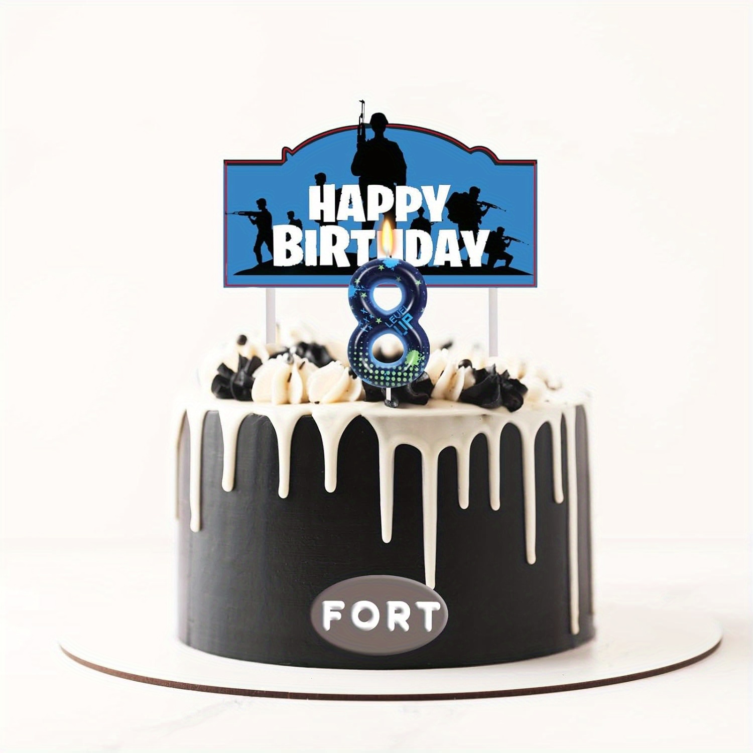 Blue Game Boy 0-9 Birthday Can - Holiday Candle Set avaliação e preço