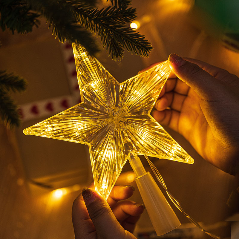 15/19/23cm Christmas Tree Top  - Star Tree Topper avaliação e preço