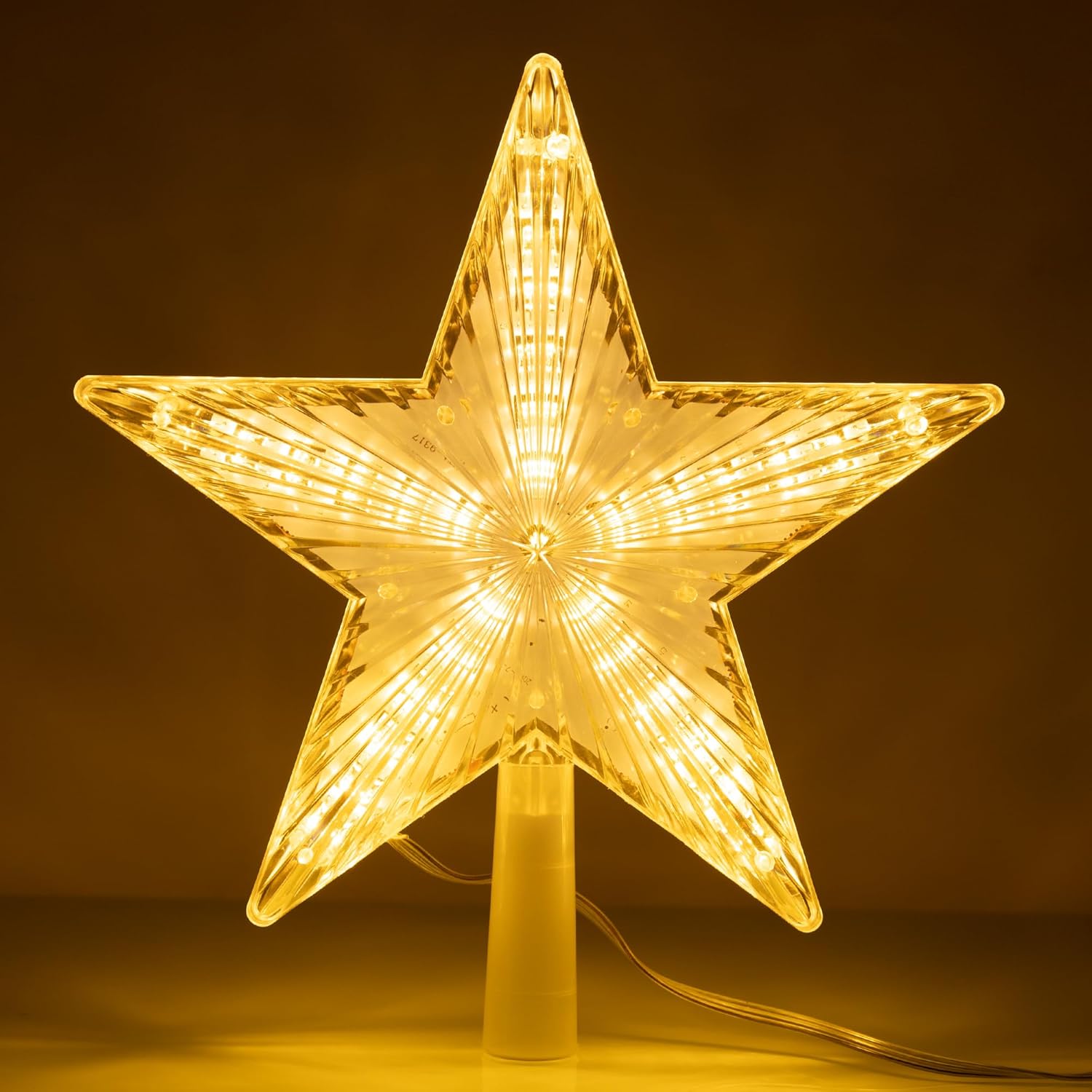 15/19/23cm Christmas Tree Top  - Star Tree Topper avaliação e preço