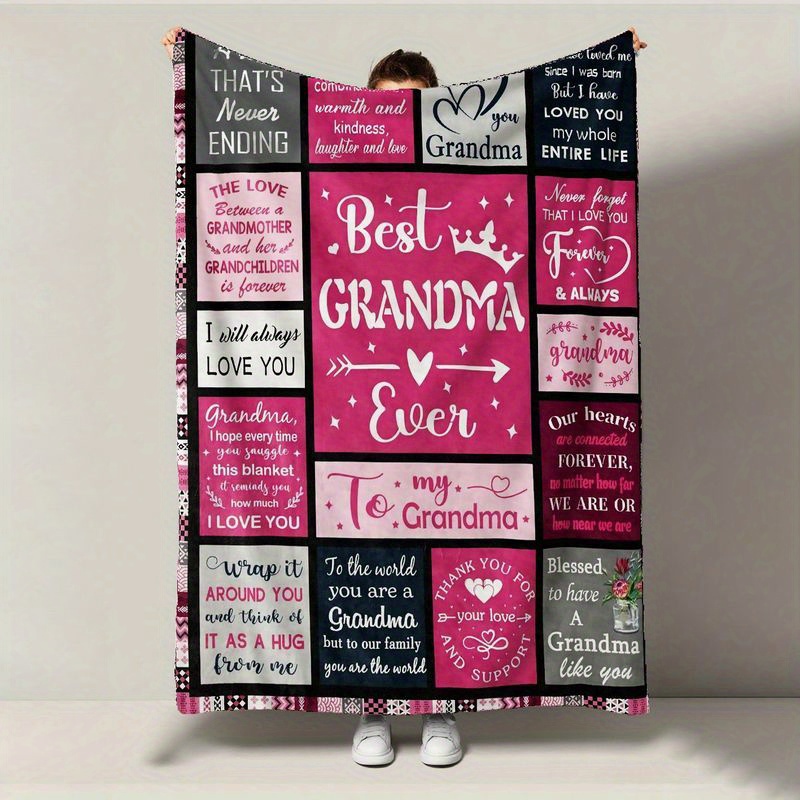 Top Pick Best Grandma Ever Fle - Christmas Throw Blanket avaliação e preço