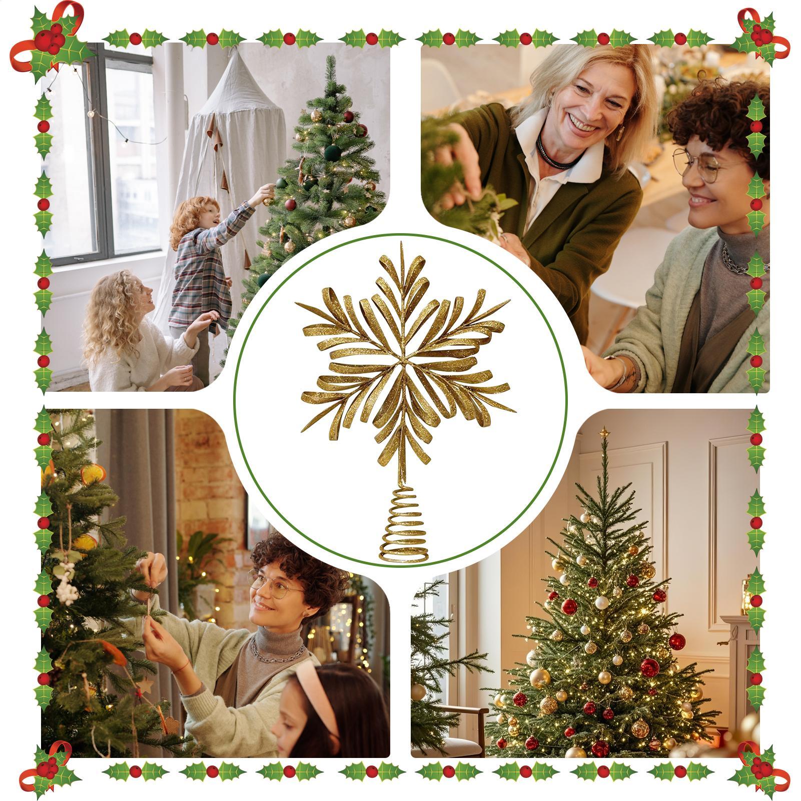 Christmas Tree Top Decoration  - Star Tree Topper avaliação e preço