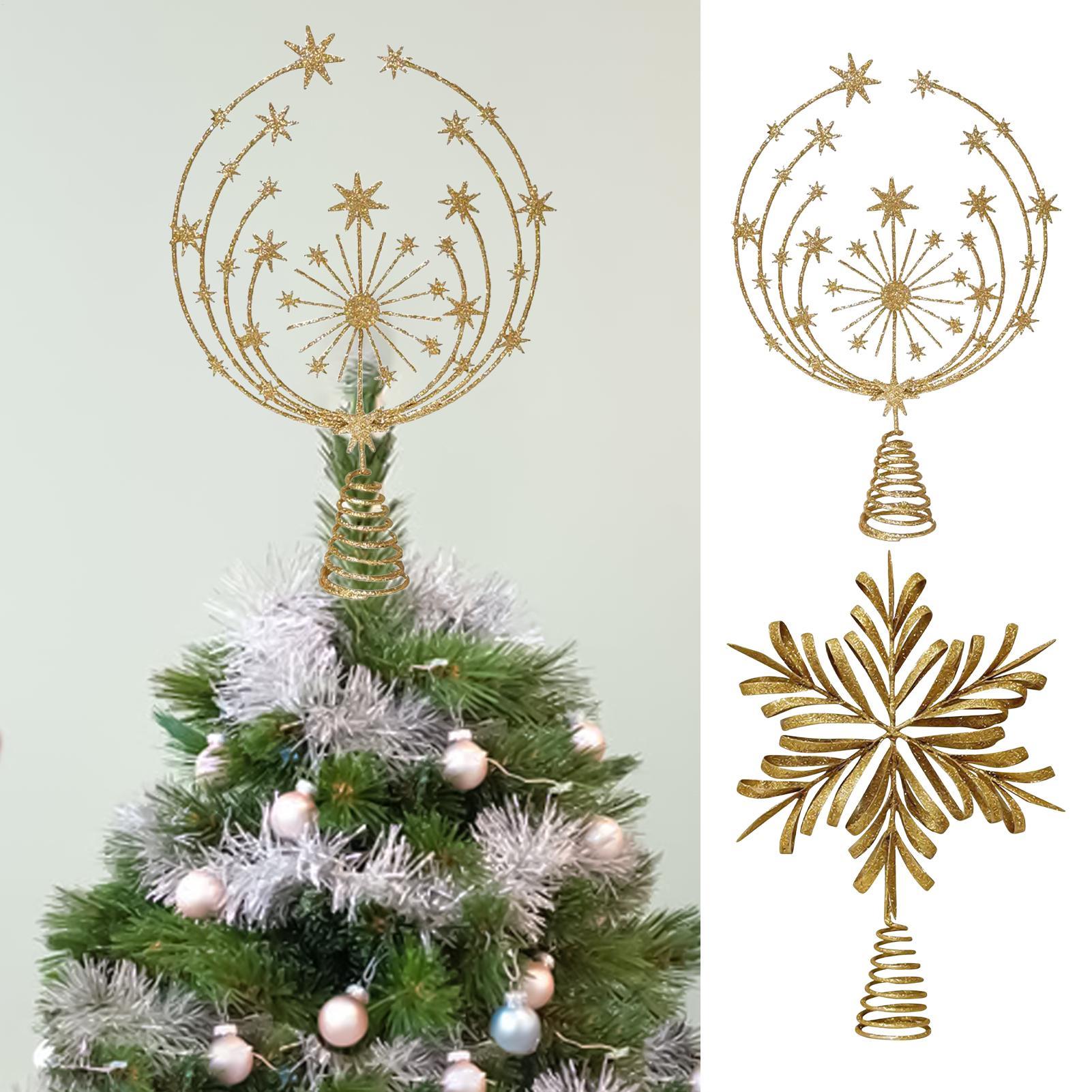 Christmas Tree Top Decoration  - Star Tree Topper avaliação e preço