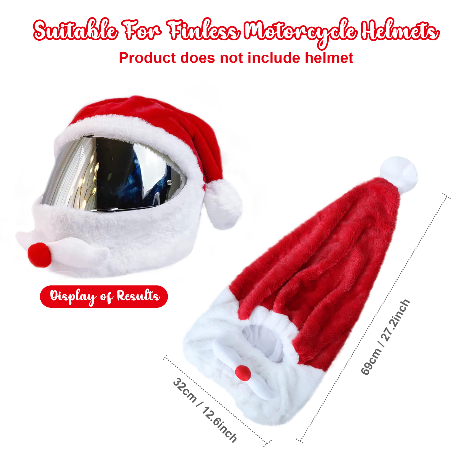 Christmas & Halloween Personal - Santa Hat Plush avaliação e preço
