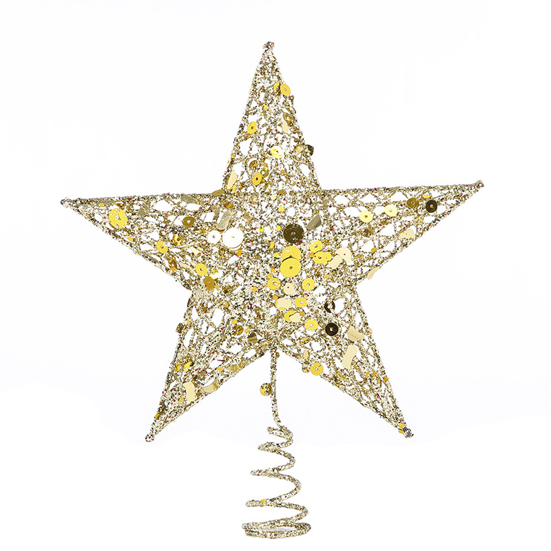 15/20/25/30cm Hollow Star Gold - Star Tree Topper avaliação e preço