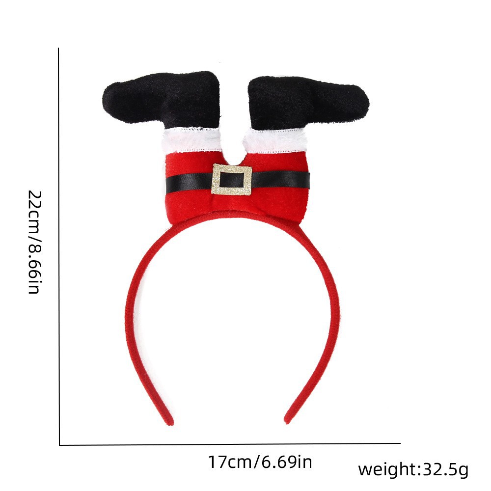 1 Piece/5Pcs Funny Santa Claus - Reindeer Antlers Headband avaliação e preço