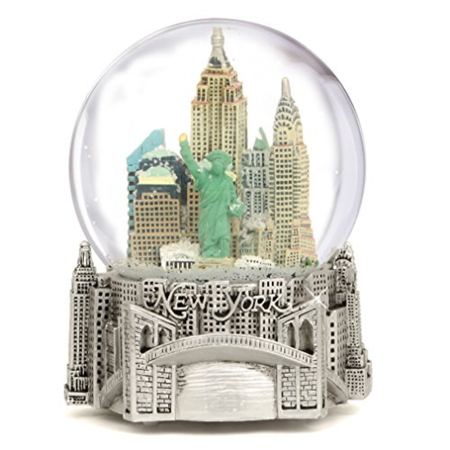 Silver Musical New York City S - Snow Globe Musical avaliação e preço