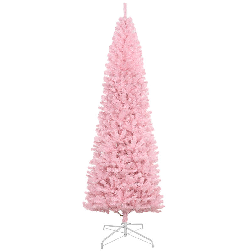 HOMCOM 8' Artificial Christmas - Christmas Tree Artificial avaliação e preço