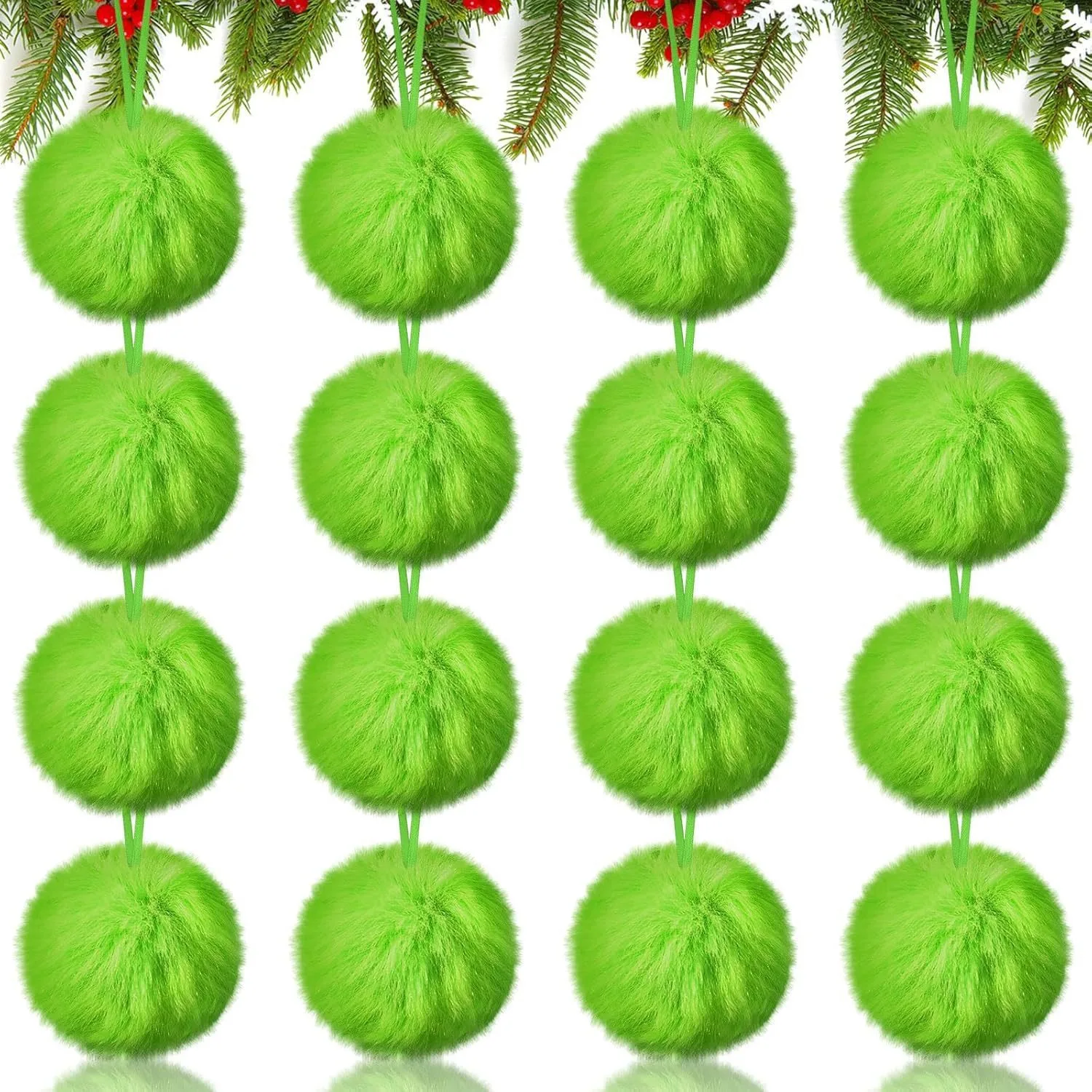 Christmas Green Long Plush Bal - Santa Hat Plush avaliação e preço