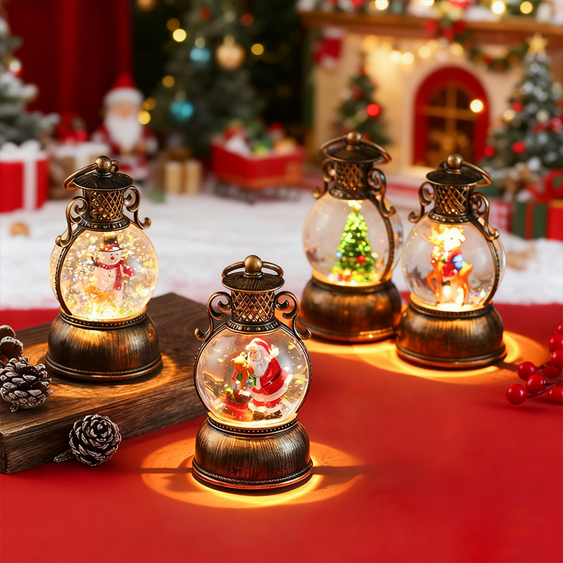 Vintage Style USB Powered Ligh - Snow Globe Musical avaliação e preço