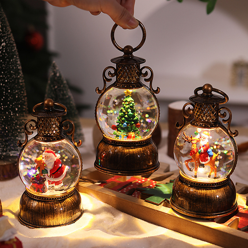 Vintage Style USB Powered Ligh - Snow Globe Musical avaliação e preço
