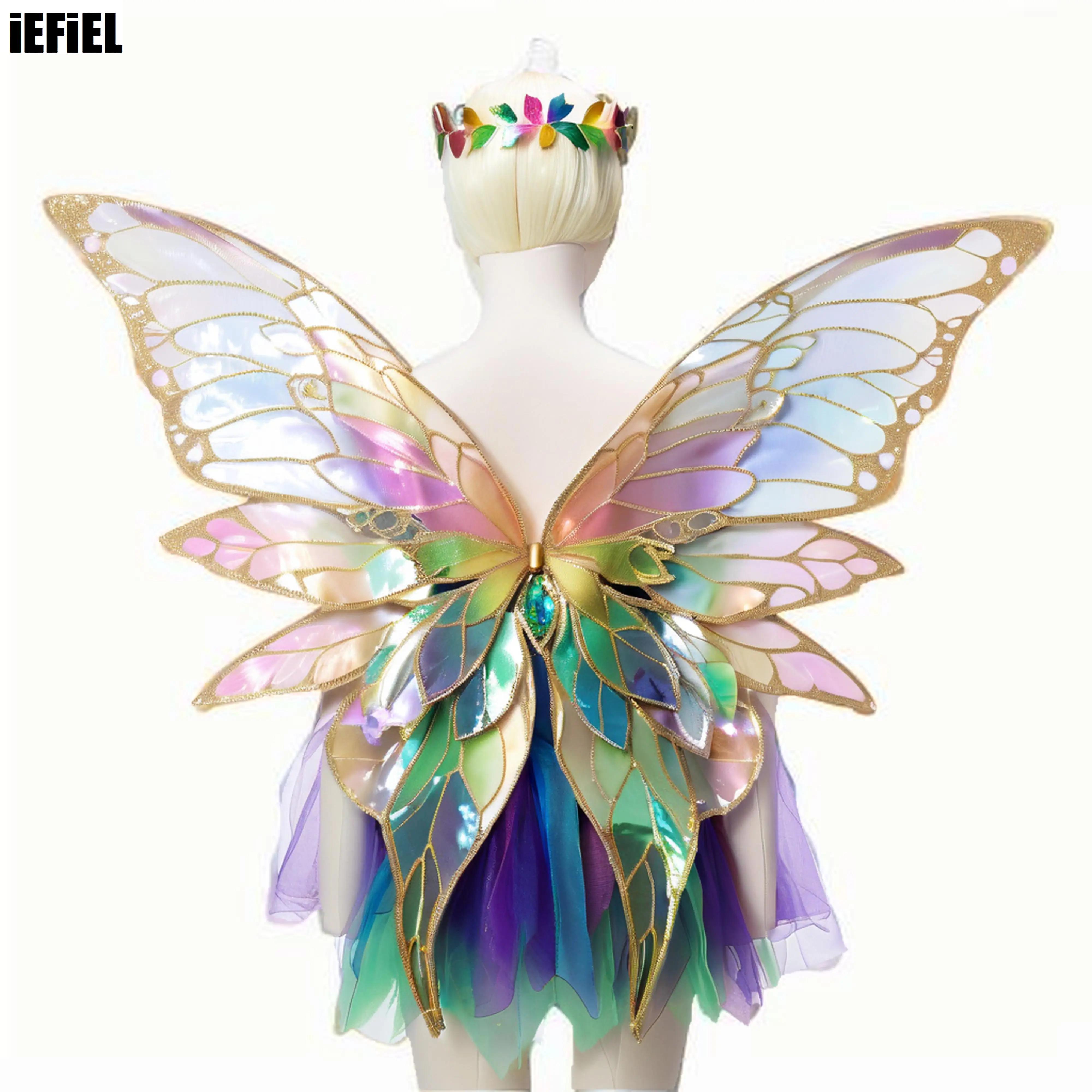 Butterfly Fairy Elf Costume Wi - Elf Costume Christmas avaliação e preço