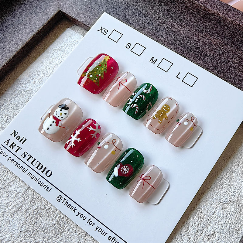 10 Pcs Christmas Half Handmade - Christmas Tree Artificial avaliação e preço