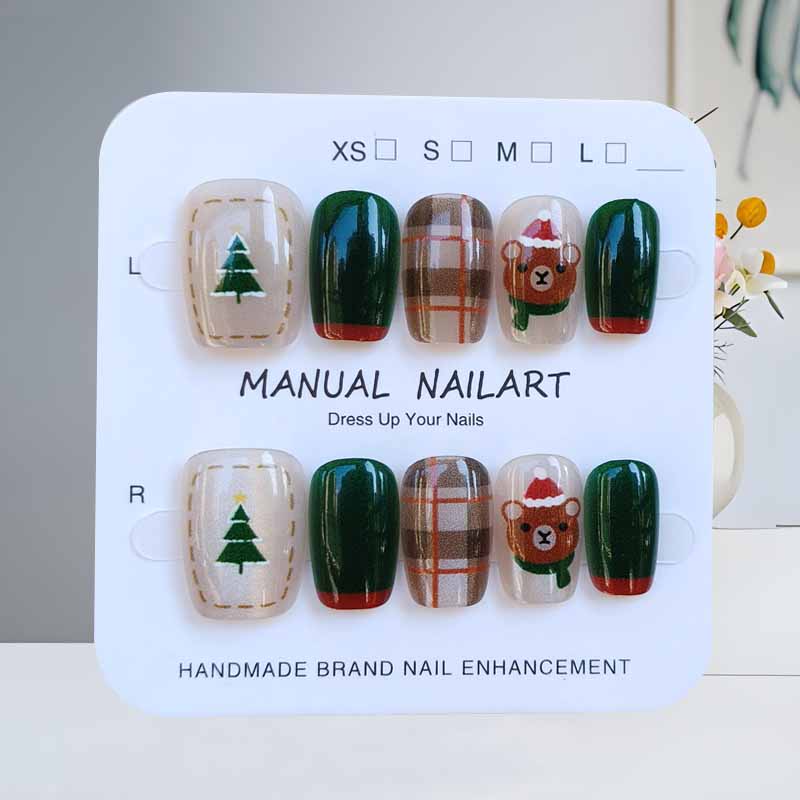 10 Pcs Christmas Half Handmade - Christmas Tree Artificial avaliação e preço