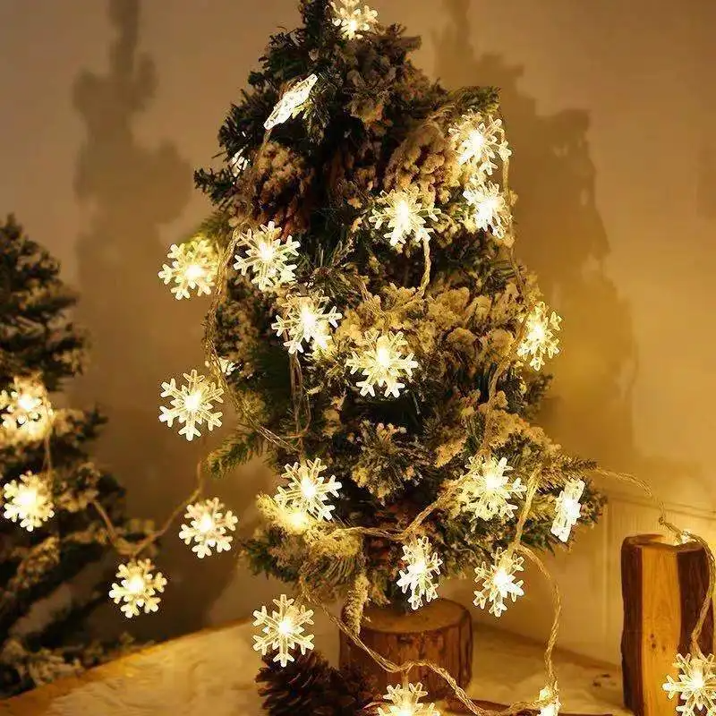 10/20/40 LED Snowflake String  - Led Fairy String Lights avaliação e preço