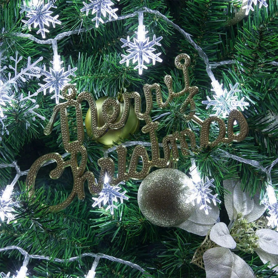 10/20/40 LED Snowflake String  - Led Fairy String Lights avaliação e preço