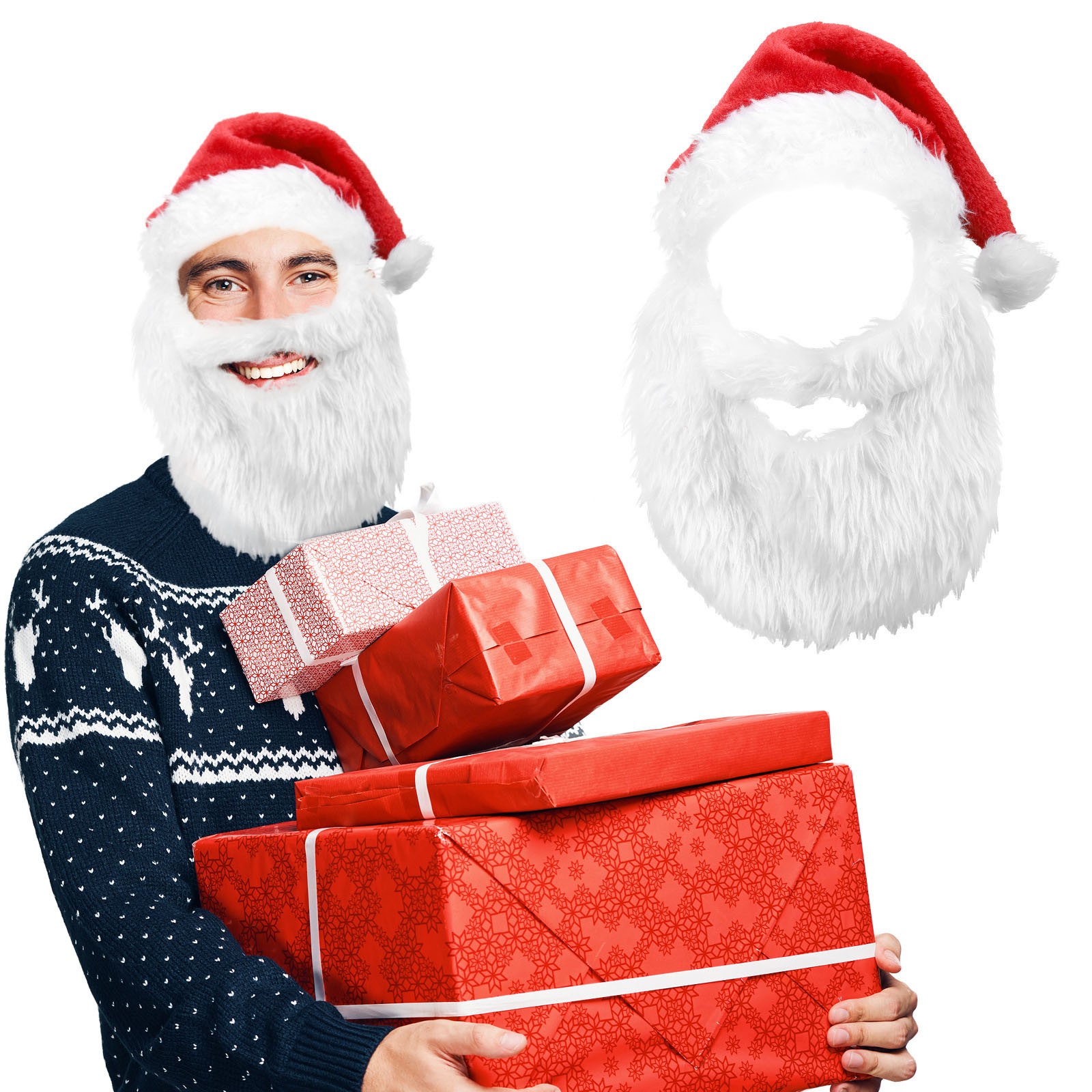 New Adults Ball Plush Christma - Santa Hat Plush avaliação e preço