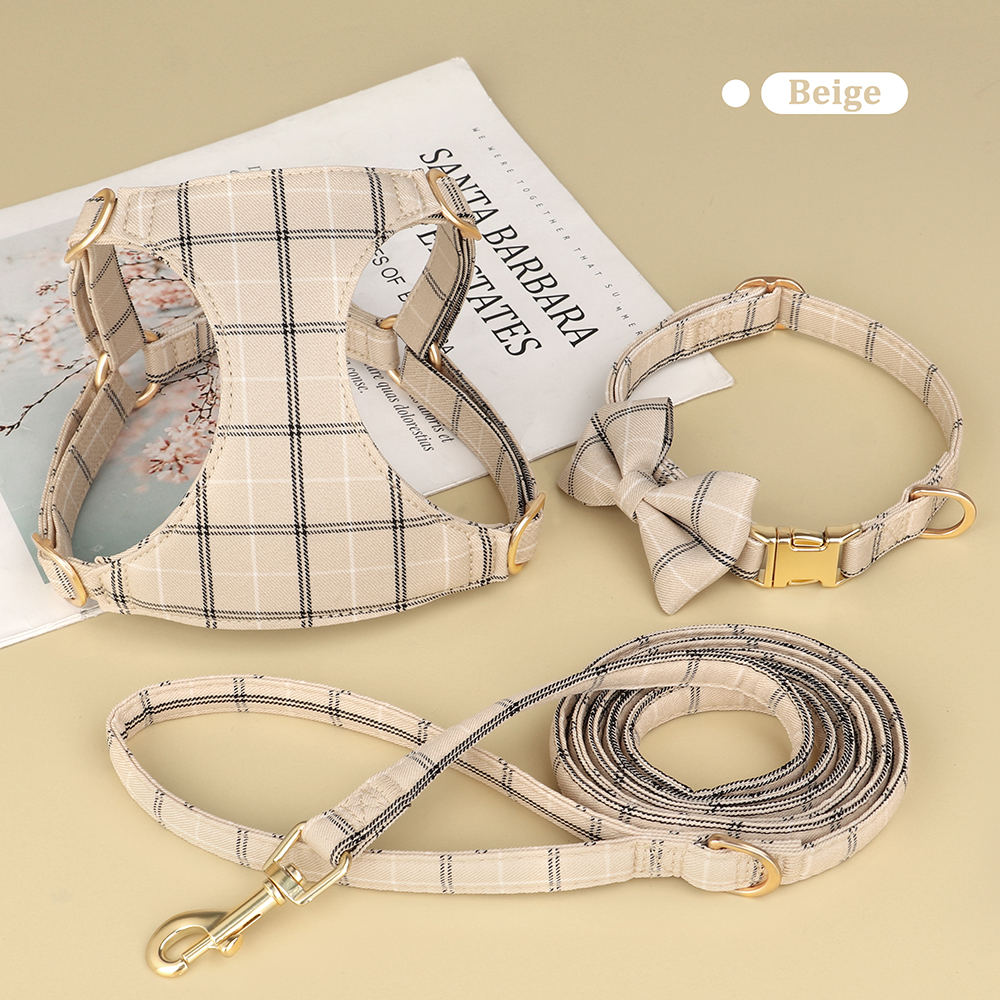 3pcs/set Dog Collar Harness le - Christmas Throw Blanket avaliação e preço