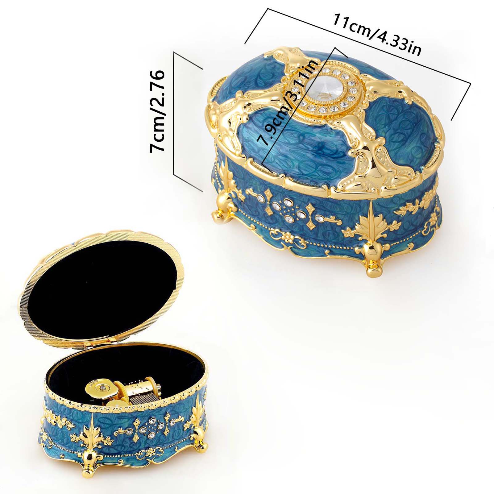 SOFTALK Oval Emboss Alloy Meta - Snow Globe Musical avaliação e preço