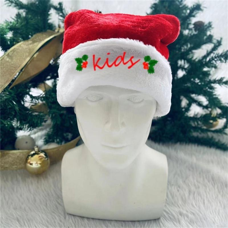 P88A Embroidery Christmas Sant - Santa Hat Plush avaliação e preço