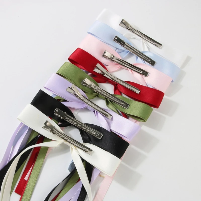 Vintage Ribbon Bow Cute Hairpi - Ribbon Bow Gift avaliação e preço